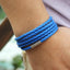Trendy Black Retro Wrap Leather Bracelet for Men