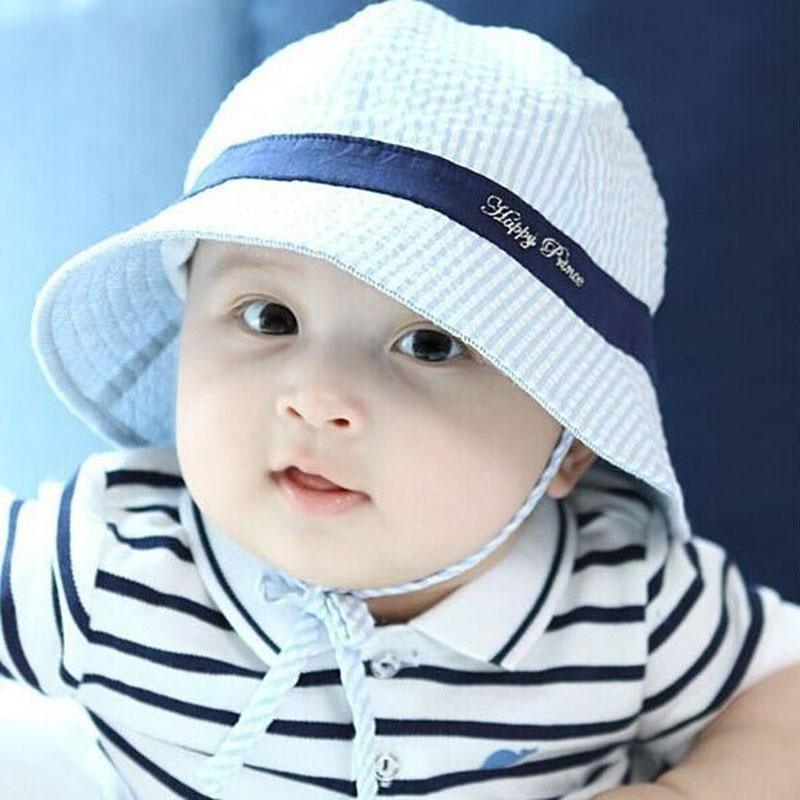 Charming Cotton Bucket Hat for Babies - Cartoon Bear Design