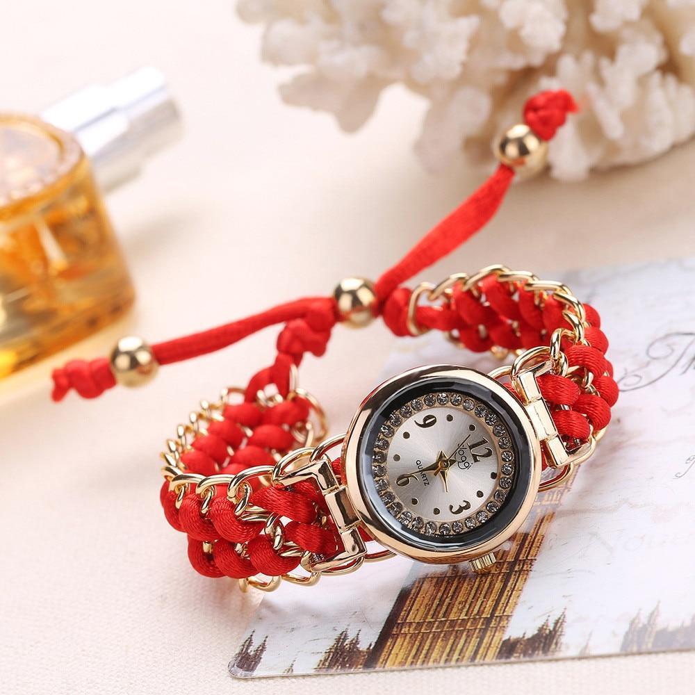Montre Bracelet Ajustable Fait Main pour Femmes
