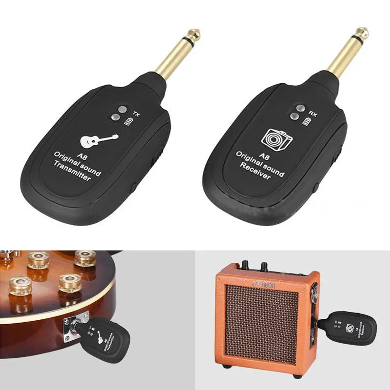 Système de transmission et de réception sans fil UHF pour guitare