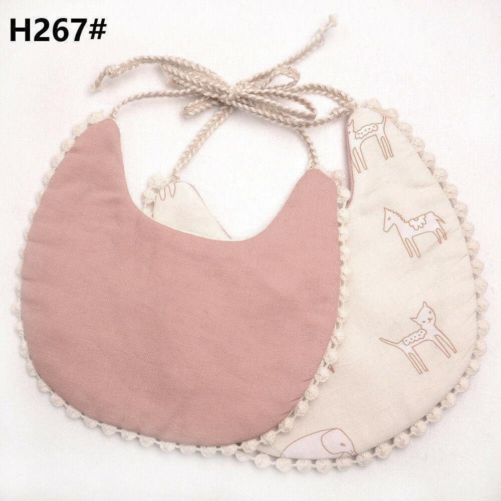 Bavoirs Floraux de Luxe Faits Main - 100 % Coton et Imperméables