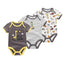 3-Piece Modern Baby Bodysuit Set - Unisex Unicorn Design
