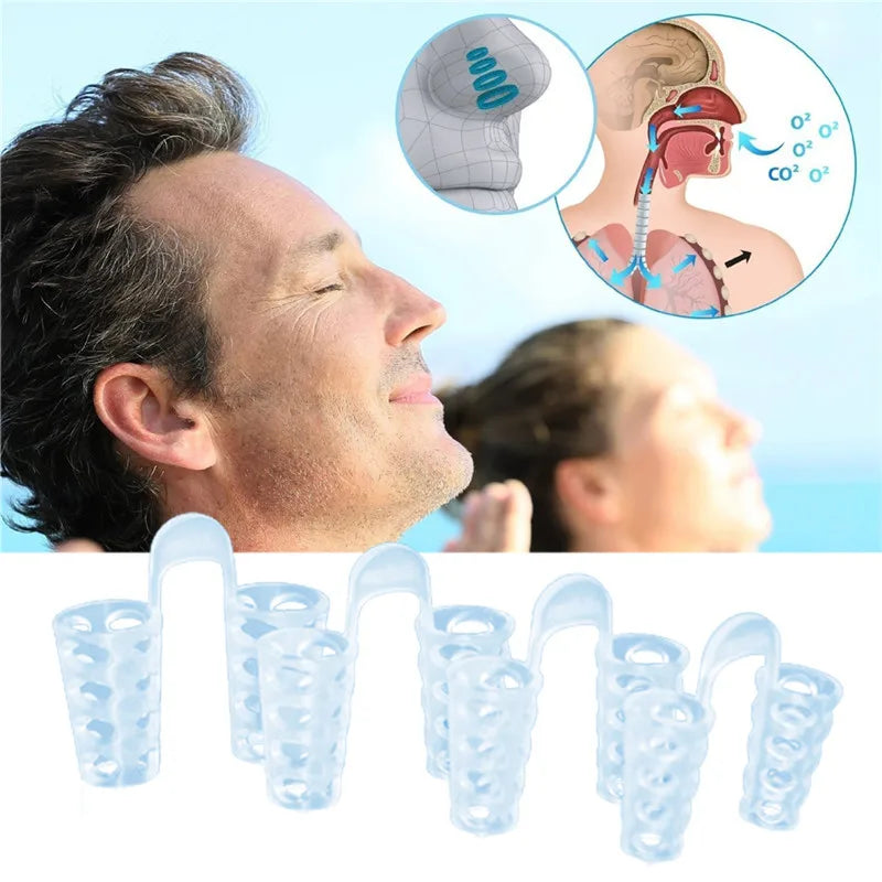 Anti Snore Apnea Nose Clip Anti-Snoring Breathe Aid Stop Snore Device Sleeping Aid Equipment Stop Snoring - Korvel