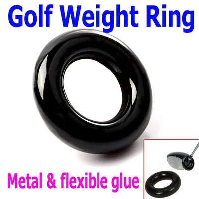 1PC Golf Weight Ring 150g Black red Round Weight Power Swing Ring for Golf Clubs Warm up Aid For Training Golf Accessories - Korvel