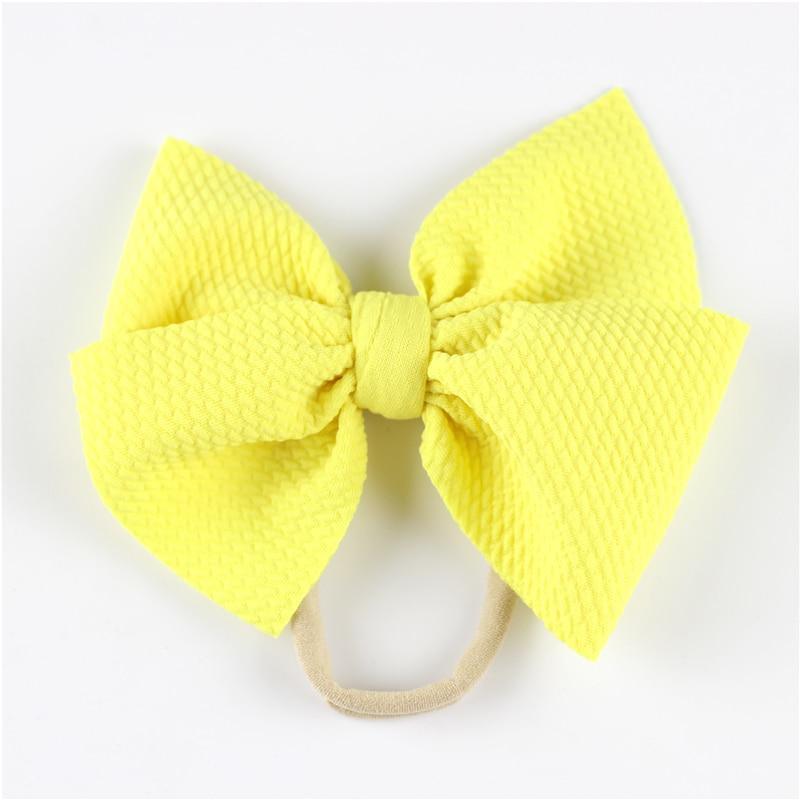 Bandeau Stylé pour Filles Bébé avec Grand Nœud