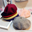 Pure Wool Baby Beret Hat in Modern Retro Design