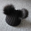 Charming Newborn Baby Winter Knit Hat with Pompom