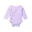 Elegant Handmade Baby Long Sleeve Romper for Newborns