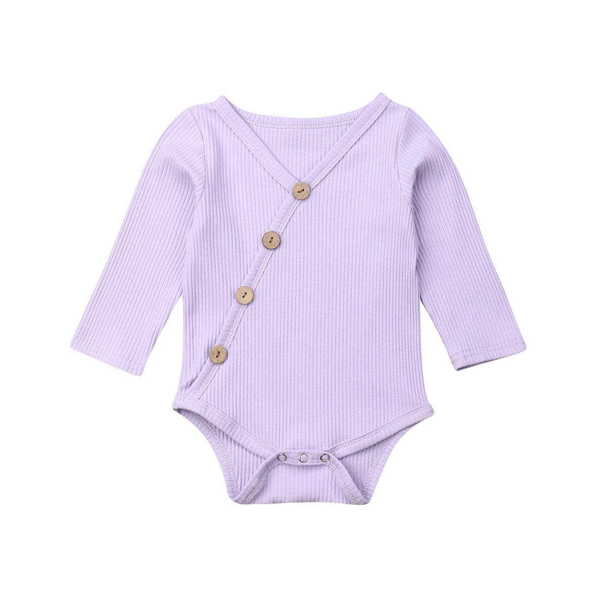 Elegant Handmade Baby Long Sleeve Romper for Newborns