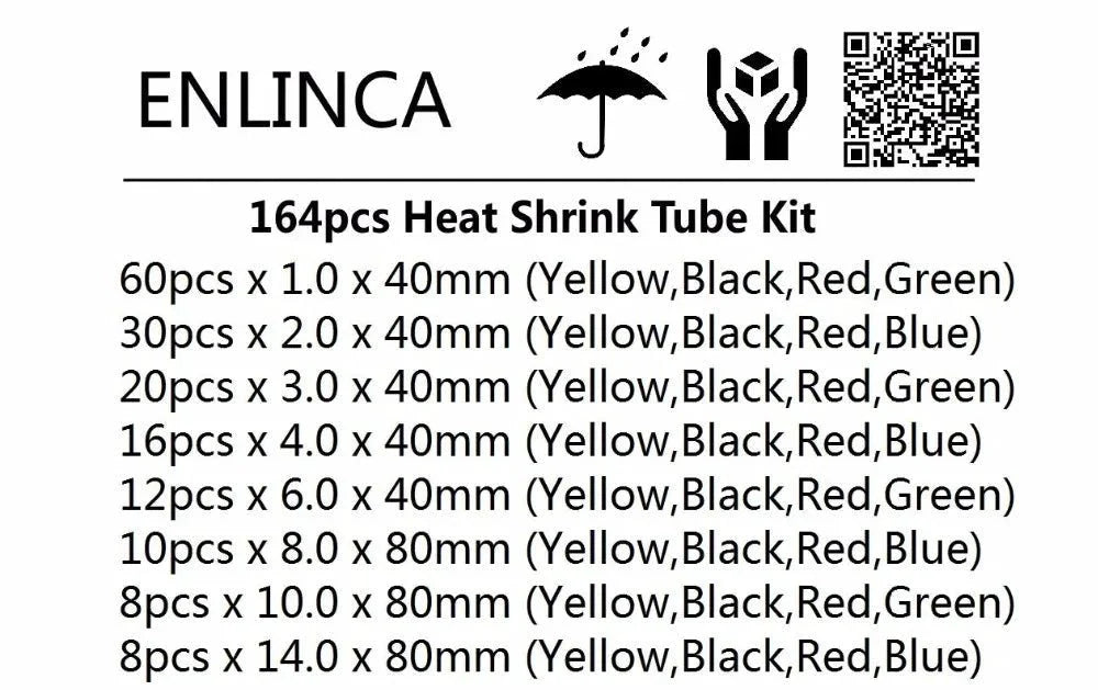 Heat Shrink Tubing Kit - 127-750pcs Thermoresistant Insulation