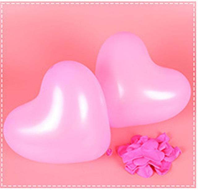 100-Piece Heart Shaped Balloons for Every Celebration