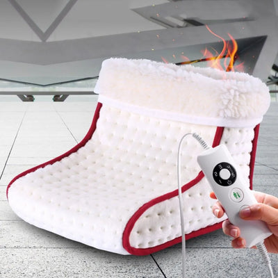Cosy Heated Electric Warm Foot Warmer Massager Washable Heat 5 Modes Heat Settings Warmer Cushion Thermal Foot Warmer Massage - Korvel