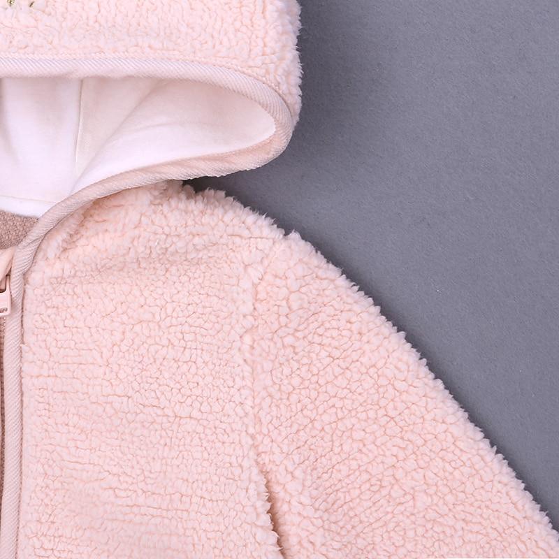 Winter Warm Cartoon Bear Hooded Jacket for Newborns