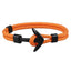 Pulsera de Paracord con Ancla Negra Elegante para Hombres
