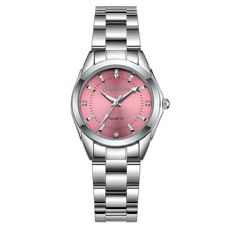 Montre à Quartz en Rhinestones de Luxe STEVVEX pour Femmes