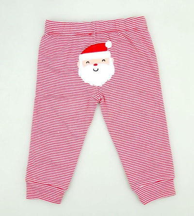 Baby Girls Striped Pants - Cozy Cotton Trousers