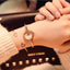 Montre Bangle en Or Rose Élégante pour Femmes