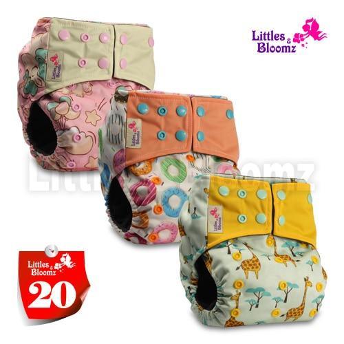 Modern Luxury Printed Washable Cloth Diaper Set
