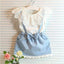 Conjunto de Vestido con Volantes Encantador para Niñas Pequeñas