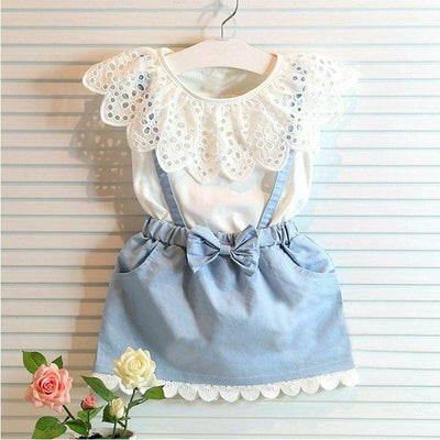 Charming Toddler Ruffle Dress Set for Girls