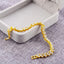 Elegant Rose Gold Bracelet with Crystal Heart Charm