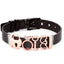 Conjunto de Pulseras de Acero Inoxidable Elegante con Charm de Corazón de Cristal