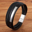 Classic Genuine Leather Multilayer Bracelet for Men