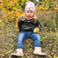 Modern Cartoon Sheep Cotton Hat & Scarf Set for Kids