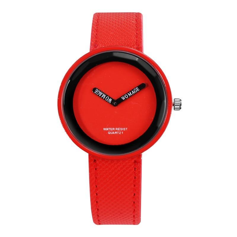 Montre en cuir pour femmes élégante - Design minimaliste