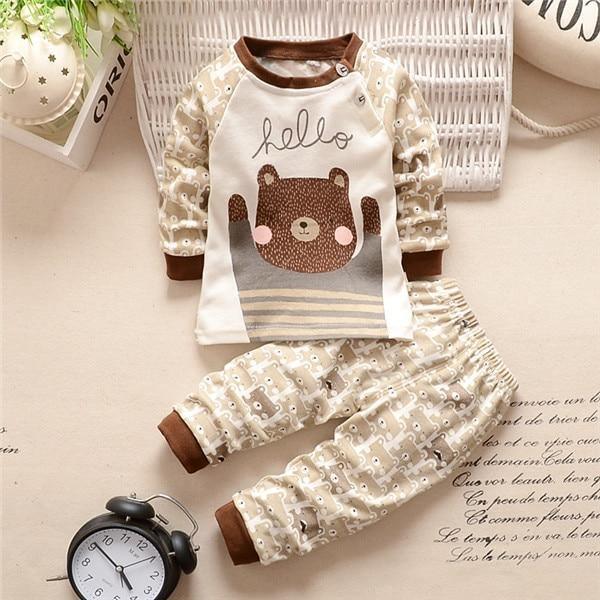 Premium Cotton Baby Boy Outfit Set with Cartoon Designs