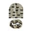 Modern Cartoon Sheep Cotton Hat & Scarf Set for Kids