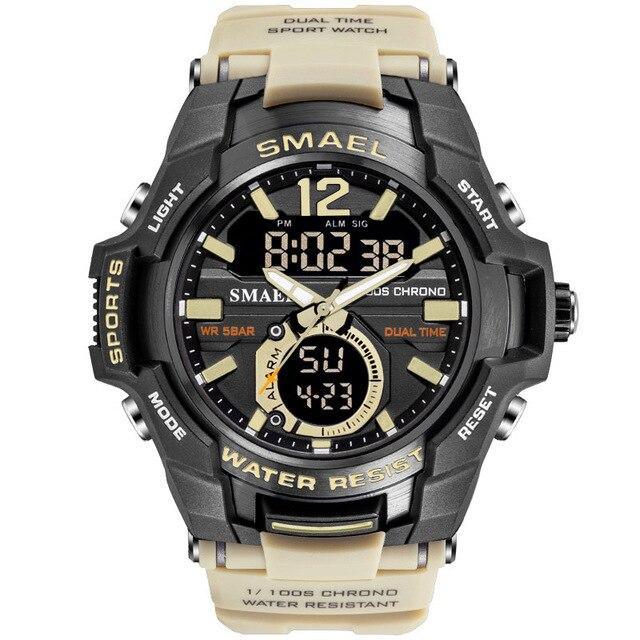 Reloj Deportivo de Lujo Moderno para Hombres - Impermeable con Doble Pantalla