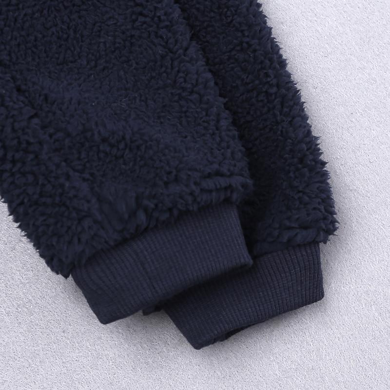 Winter Warm Cartoon Bear Hooded Jacket for Newborns