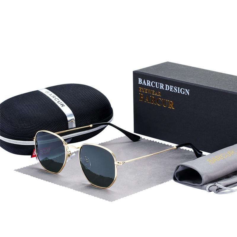 Gafas de sol retro clásicas de lujo reflectantes