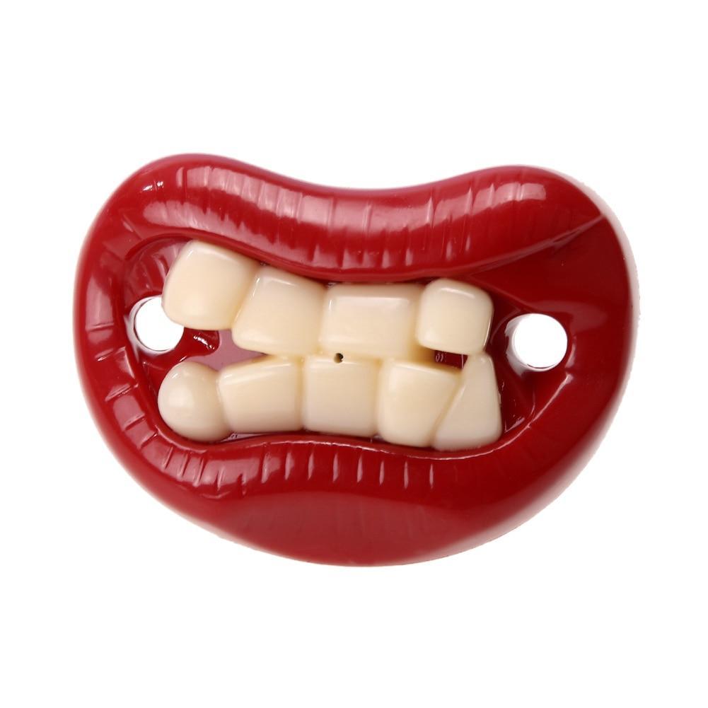Funny Food Grade Silicone Baby Pacifier for Boys and Girls