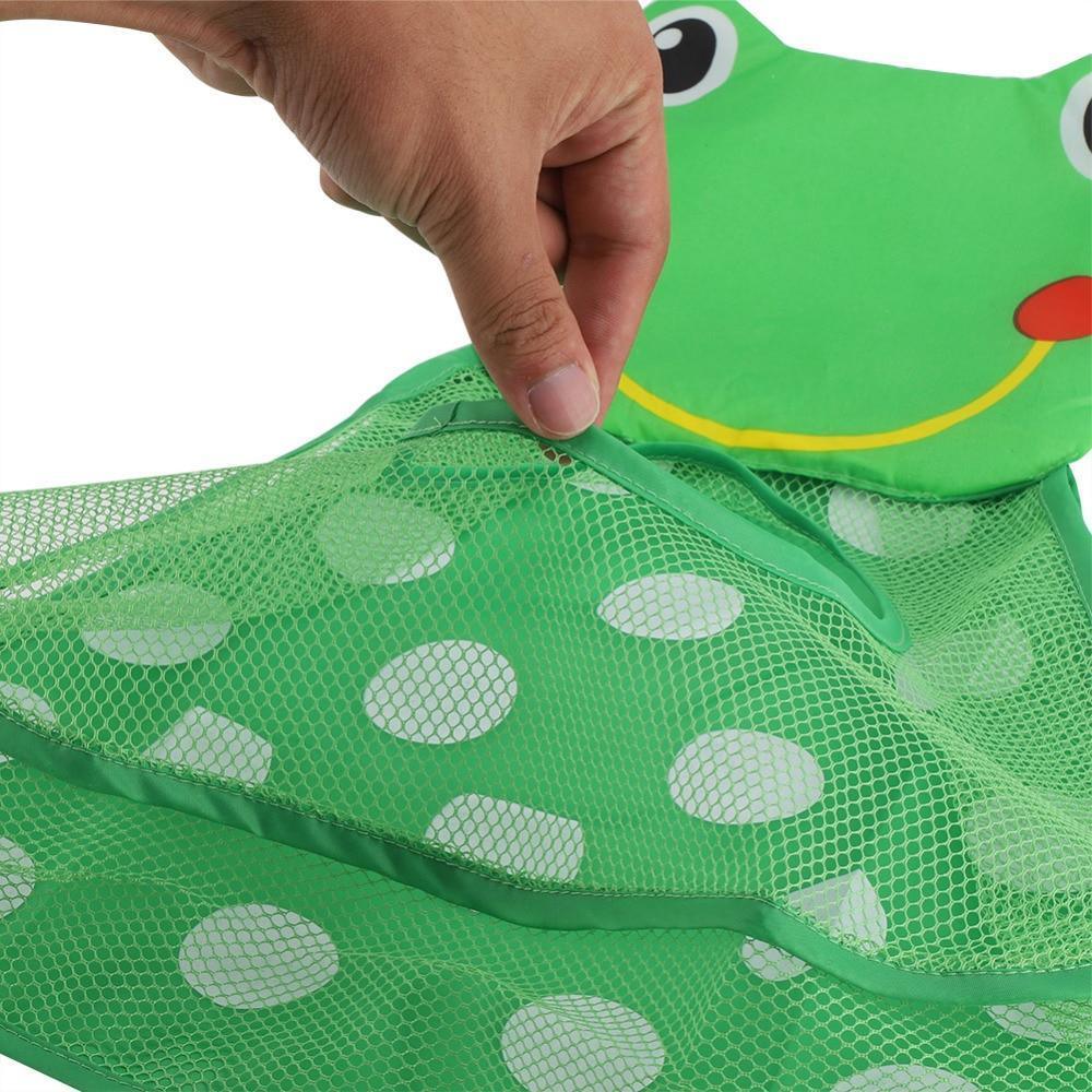 Adorable Duck & Frog Bath Toy Organizer with Suction Cups - Ultimate Storage Solution for Kids - Korvel