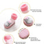 Baby Warm Stretchy Booties with Rubber Soles for Newborns