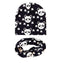 Modern Cartoon Sheep Cotton Hat & Scarf Set for Kids