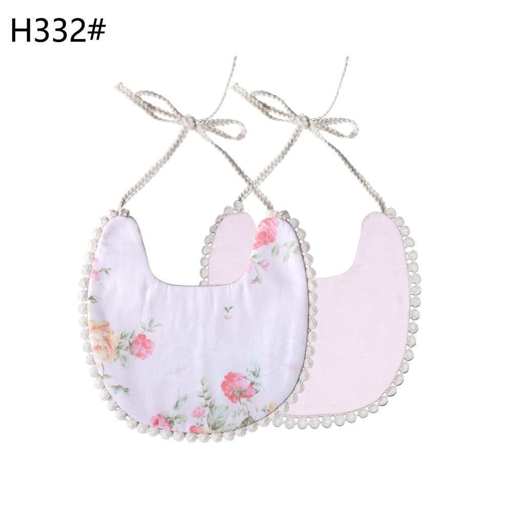 Bavoirs Floraux de Luxe Faits Main - 100 % Coton et Imperméables
