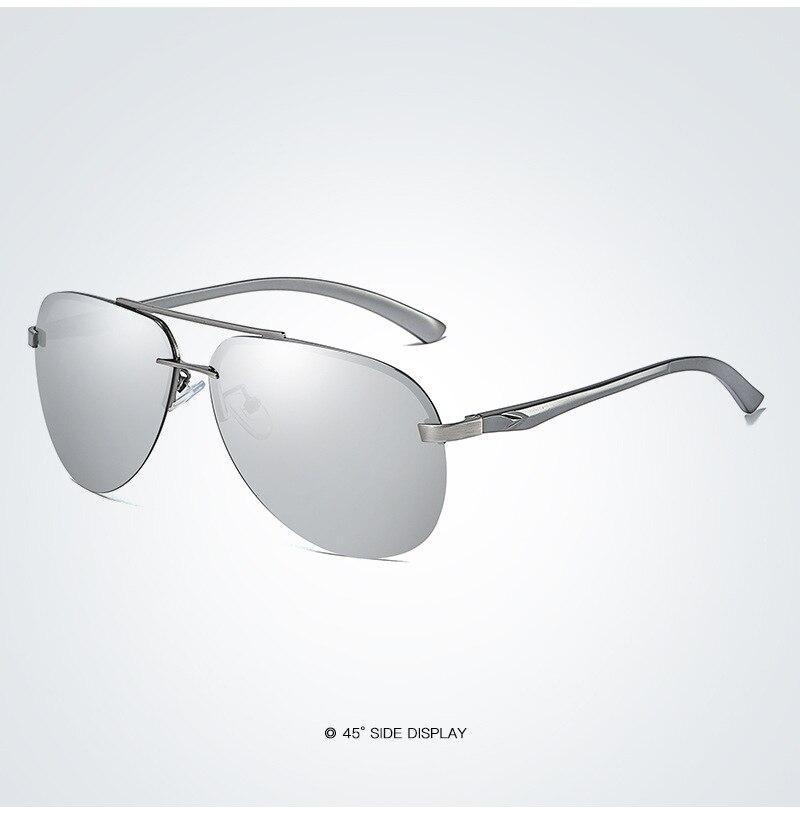 Premium Men's Polarized Pilot Sunglasses with UV400 Protection