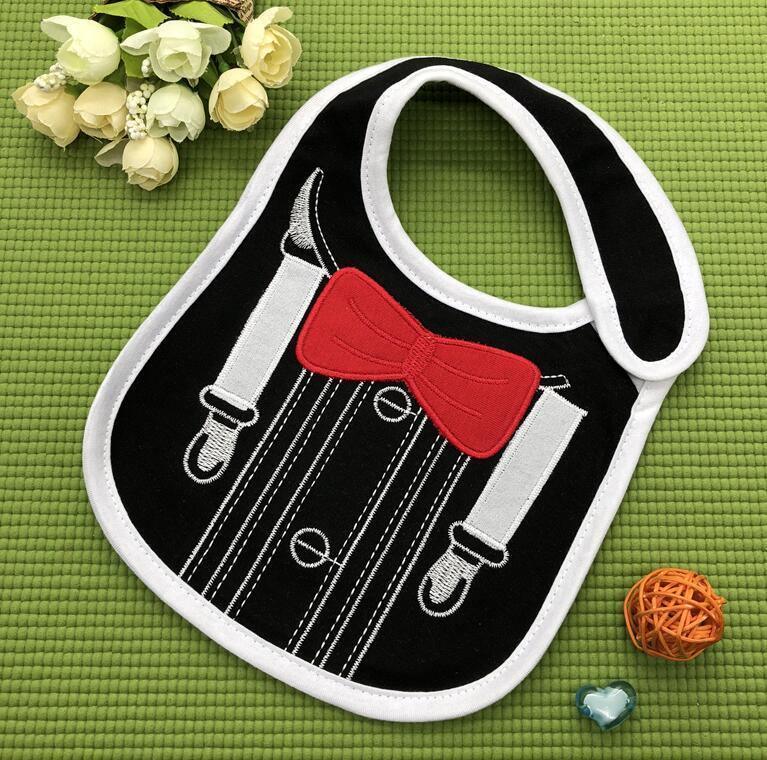 Bibs de bebé de algodón moderno de lujo - Bandana impermeable para infantes
