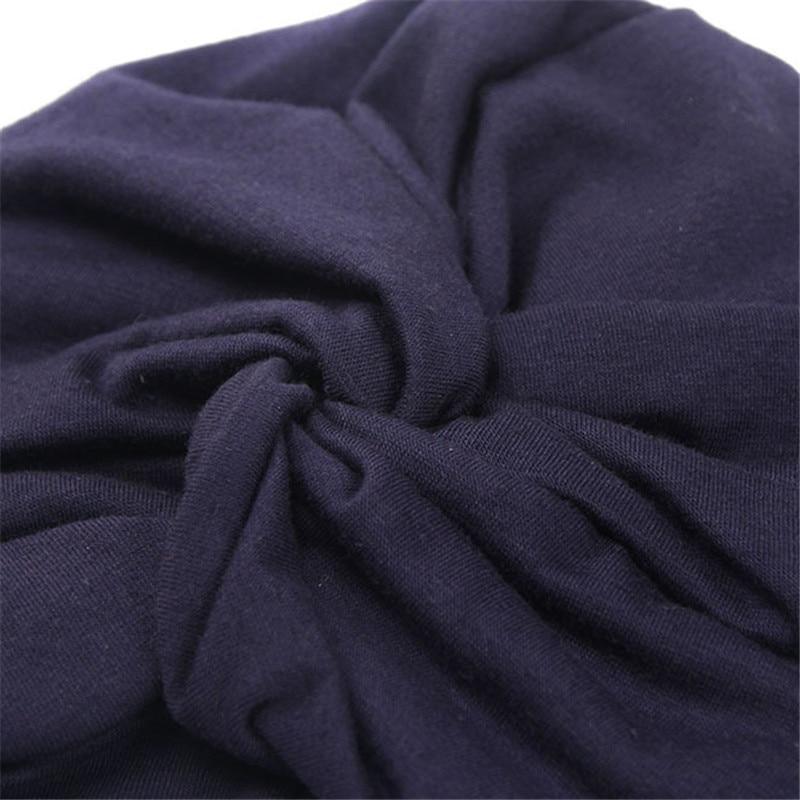 Gorro Turbante de Algodón Suave para Niñas - Estilo Bohemio