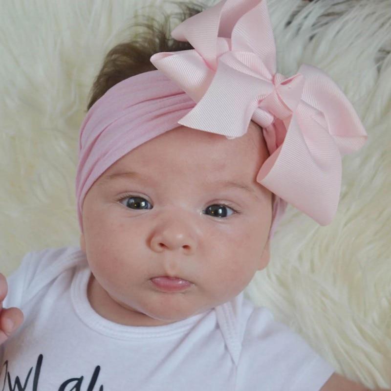 Bandeaux pour bébés filles premium - Accessoires de cheveux turban doux