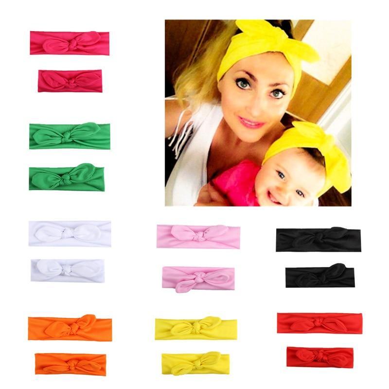 Adorable Parent-Child Rabbit Ear Headbands Set for Kids - Korvel