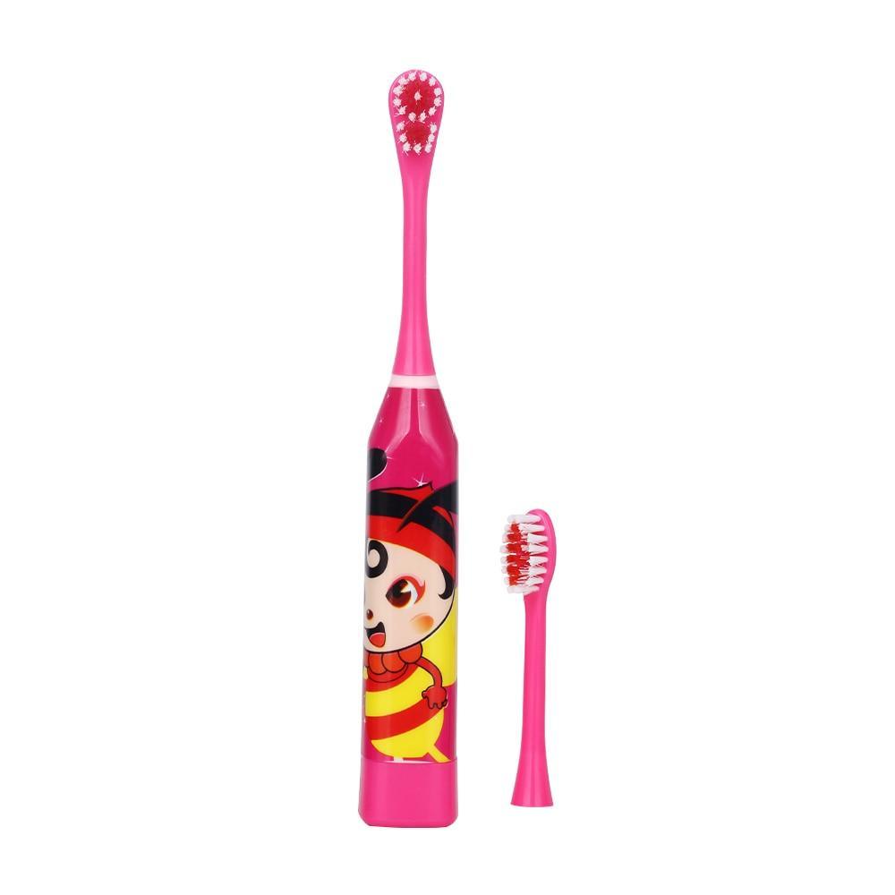 Cepillo de Dientes Eléctrico de Dibujos Animados para Niños con Cabezas de Doble Cara