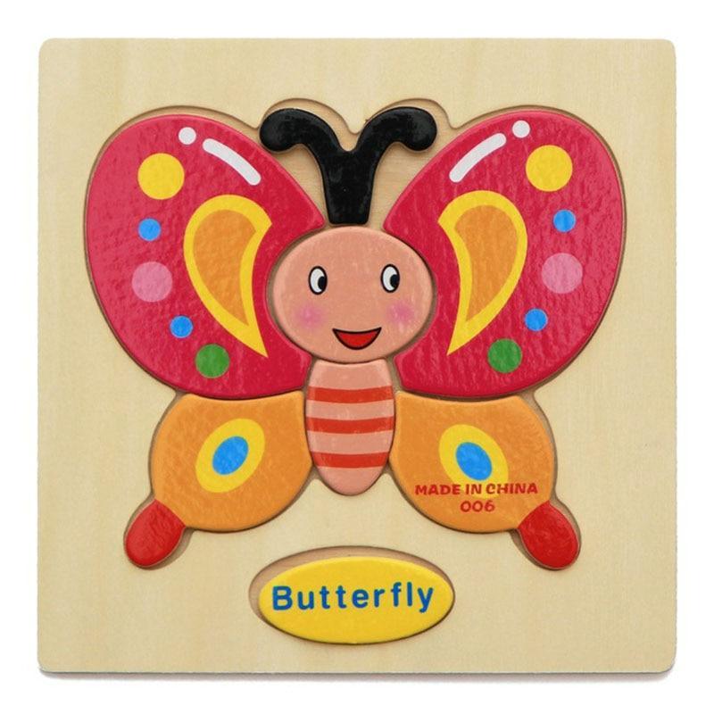 Rompecabezas Educativos 3D de Madera Stevvex para Niños