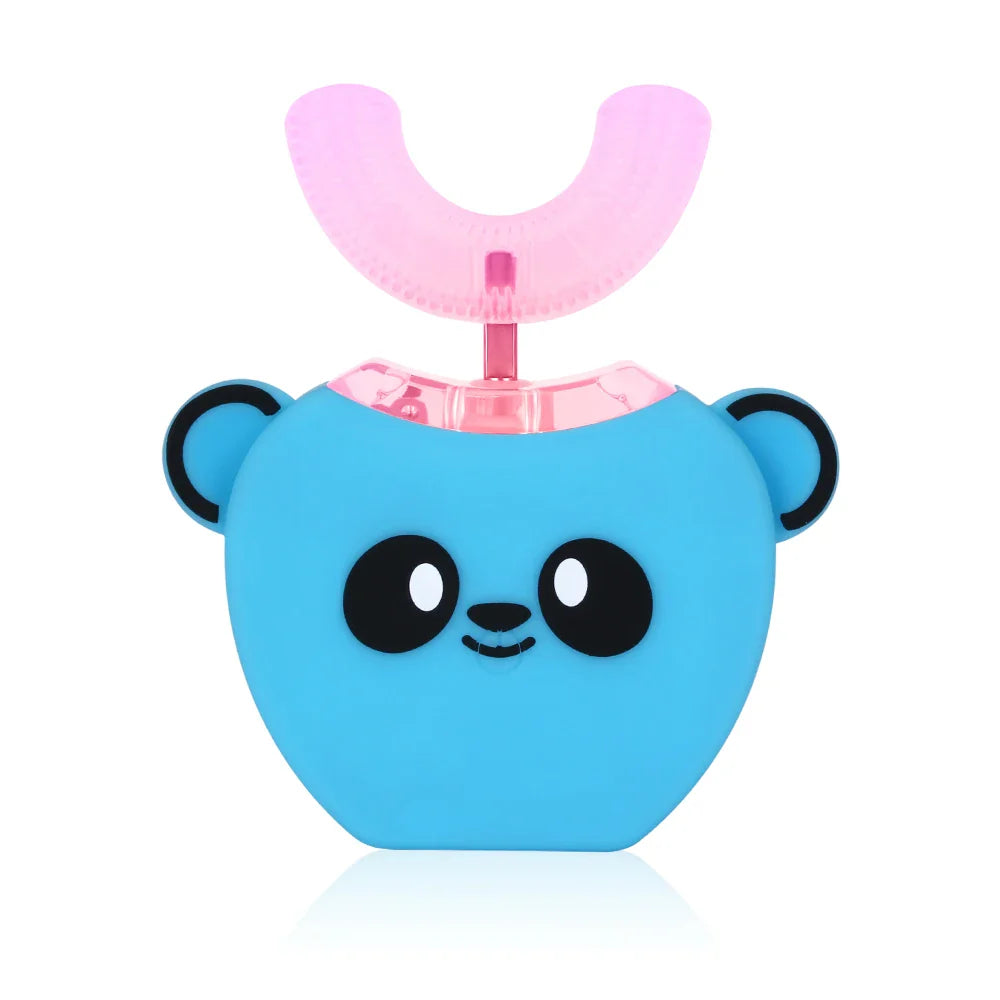 Smart U 360 Degrees Kids Sonic Electric Toothbrush Music Silicon Automatic Ultrasonic Teeth Tooth Brush Cartoon Pattern Children - Korvel