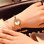Montre Bangle en Or Rose Élégante pour Femmes