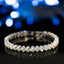 Elegant Rose Gold Bracelet with Crystal Heart Charm