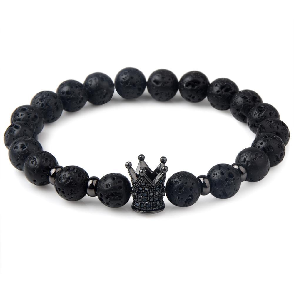 Elegant Tiger Eye Bracelet with Lion Head Charm
